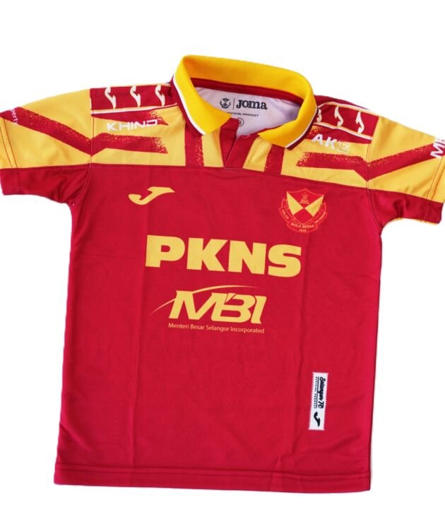 2025 SELANGOR FC HOME KIDS JERSEY FULL SET
