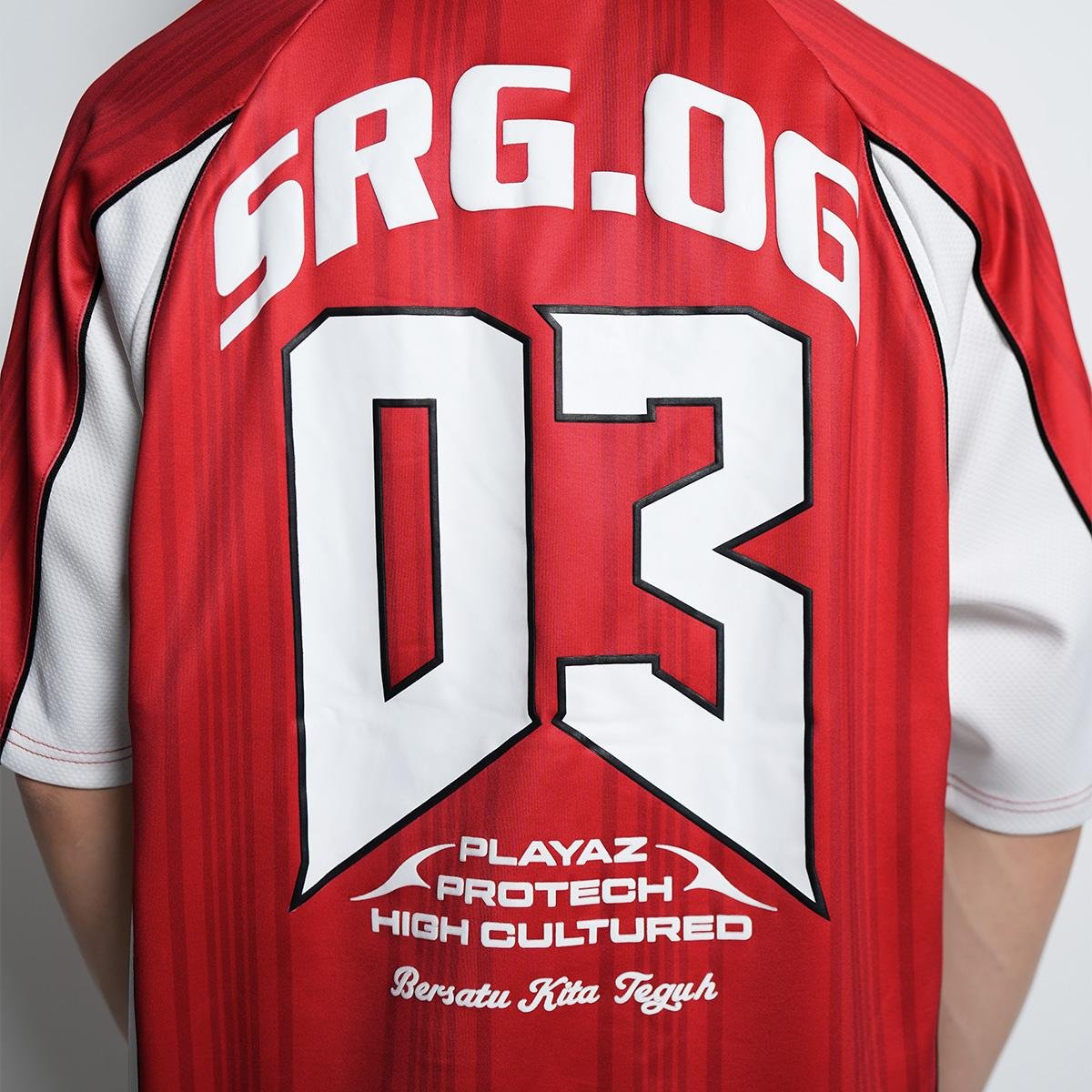 2025 SRG.OG JERSEY POLO TEE (RED) - Image 4