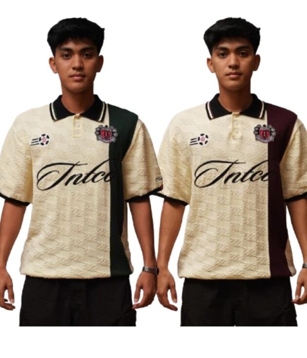 2026 TNTCO x SFC POLO JERSEY BEIGE/GREEN / BEIGE/PURPLE